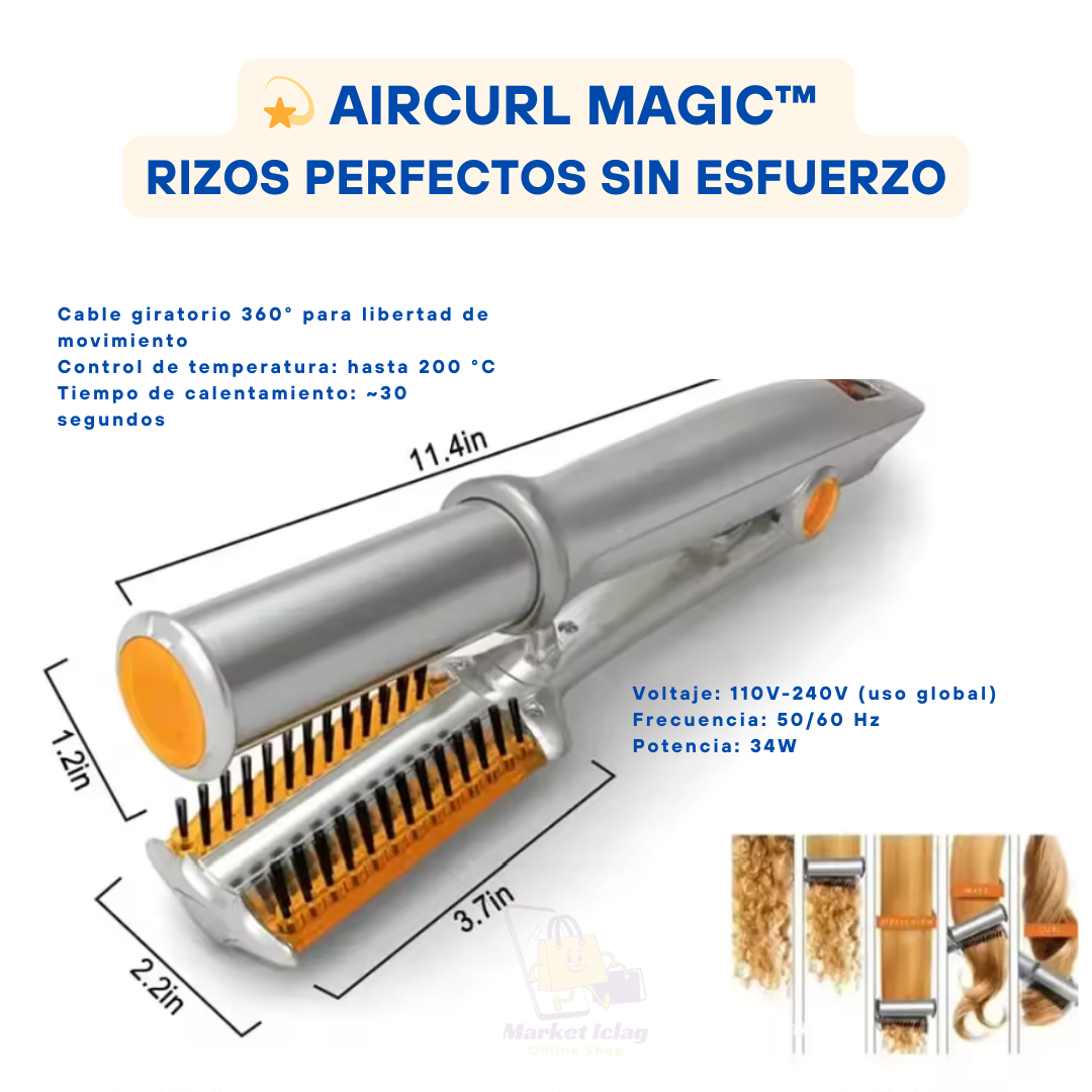 Rizador eléctrico para el cabello AirCurl Magic™