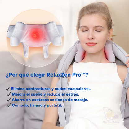 🌿 Masajeador Inalámbrico con Calor RelaxZen Pro™