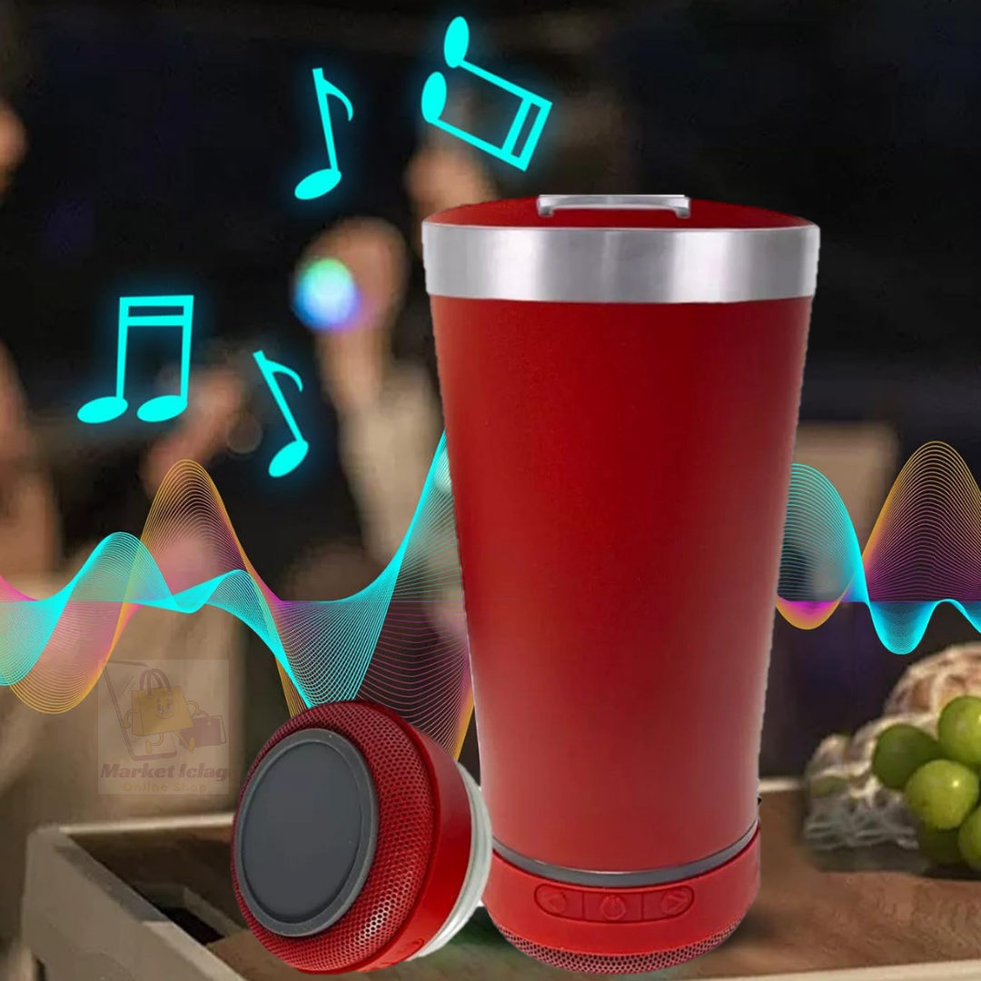 Vaso termo con parlante DrinkBeats™