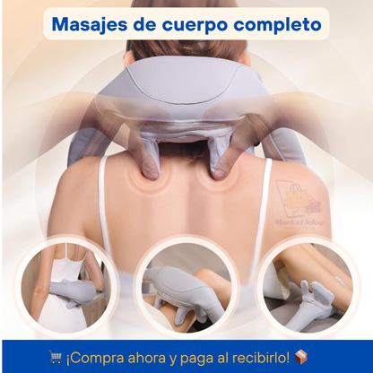🌿 Masajeador Inalámbrico con Calor RelaxZen Pro™