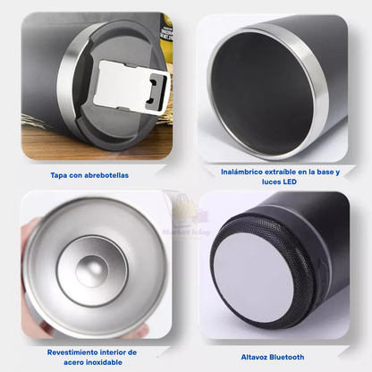 Vaso termo con parlante DrinkBeats™